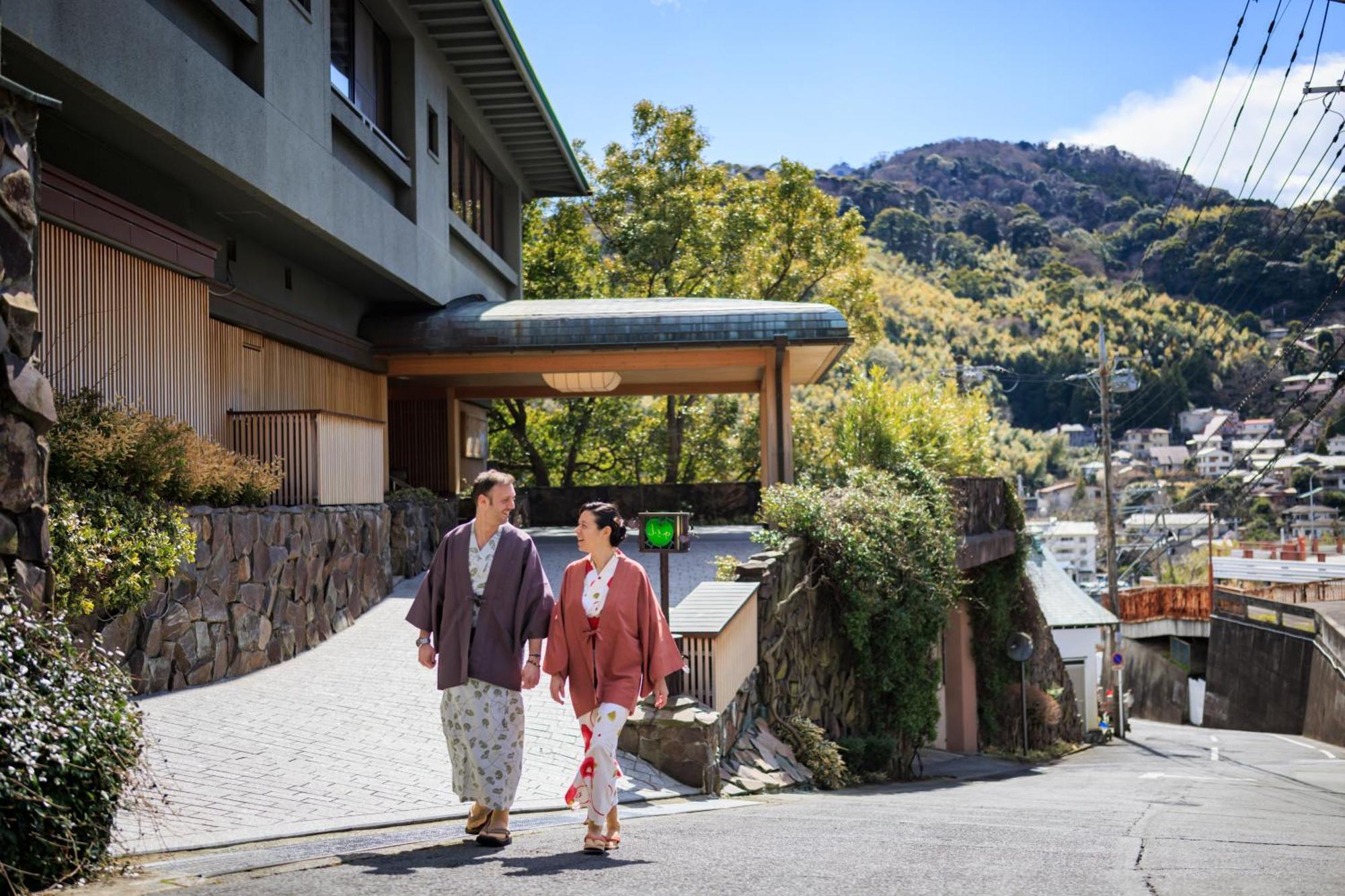 Fukiya Ryokan Yugawara Buitenkant foto